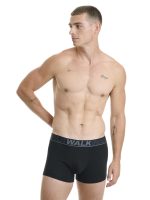 Walk Βαμβακερό Boxer με Εξωτερικό Λάστιχο W1754 Lamoda.gr