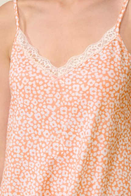 Vamp Νεανικό Βαμβακερό Babydoll με Τιράντες 22227 Lamoda.gr