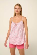 Vamp Νεανικό Βαμβακερό Babydoll με Τιράντες 22255 Lamoda.gr