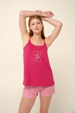 Vamp Νεανικό Βαμβακερό Babydoll με Τιράντες 22286 Lamoda.gr