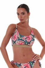 Bluepoint Γυναικείο Μπουστάκι Crop Τop Μe Τύπωμα Batik 25066017 Lamoda.gr
