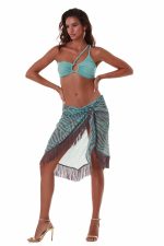 Μαγιό Μπουστάκι Crop Τop Lurex Bluepoint 25066009