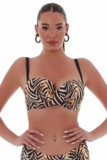 Bluepoint Μαγιό Σουτιέν Cup E Animal Print με Μπανέλα 25066041E Lamoda.gr
