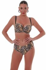 Bluepoint Μαγιό Σουτιέν Cup E Animal Print με Μπανέλα 25066041E Lamoda.gr