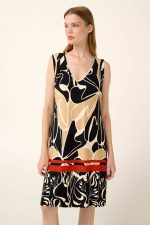 Vamp Αμάνικο Καλοκαιρινό Φόρεμα από Viscose 22477 Lamoda.gr