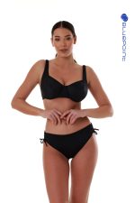 Μαγιό Slip Μονόχρωμο με Σούρες στο Πλάι Bluepoint 26065096