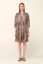 Vamp Καλοκαιρινό Φόρεμα Animal Print σε Χαλαρή Γραμμή 22430 Lamoda.gr