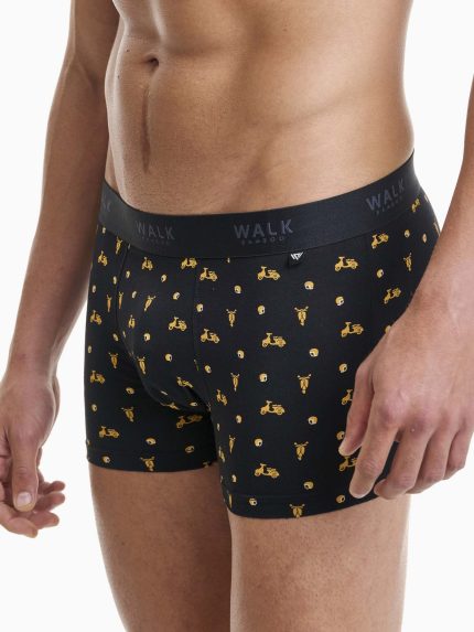 Walk Ανδρικό Boxer από Bamboo με Σχέδιο W1770-72 Lamoda.gr