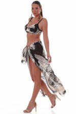 Bluepoint Εμπριμέ Μαγιό Σουτιέν Cup D με Μπανέλα 25066063D Lamoda.gr