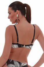 Bluepoint Εμπριμέ Μαγιό Σουτιέν Cup D με Μπανέλα 25066063D Lamoda.gr