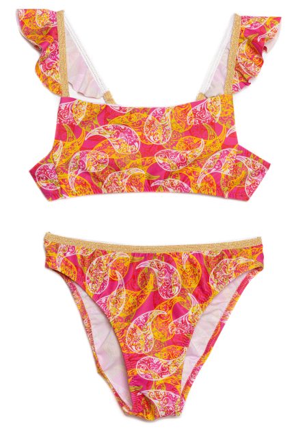 Tortue Παιδικό Μαγιό Bikini Σχέδιο με Λαχούρια S5-135-229 Lamoda.gr