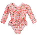 Tortue Βρεφικό Μαγιό Floral με Μανίκι S5-220-604 Lamoda.gr
