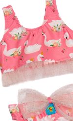 Tortue Παιδικό Μαγιό Bikini Σχέδιο με Κύκνους S5-228-403 Lamoda.gr
