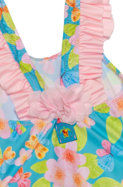 Tortue Βρεφικό Ολόσωμο Μαγιό Πεταλούδες S5-229-608 Lamoda.gr