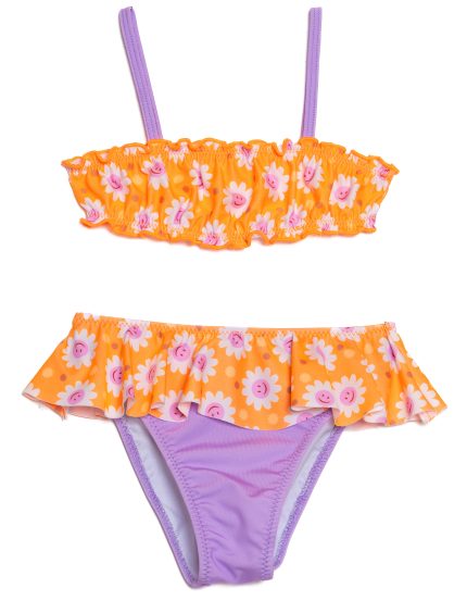 Tortue Παιδικό Μαγιό Bikini Σχέδιο με Μαργαρίτες S5-230-401 Lamoda.gr