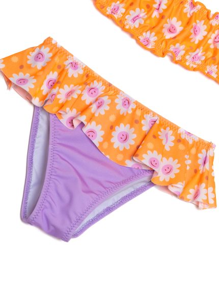 Tortue Παιδικό Μαγιό Bikini Σχέδιο με Μαργαρίτες S5-230-401 Lamoda.gr