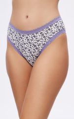 Minerva Γυναικεία Βαμβακερά Slip με Δαντέλα 96-82367 Lamoda.gr