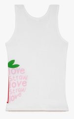 Minerva Αμάνικο Βαμβακερό Φανελάκι Strawberry 90-42637 Lamoda.gr