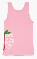 Minerva Αμάνικο Βαμβακερό Φανελάκι Strawberry 90-42637 Lamoda.gr
