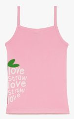 Minerva Φανελάκι Μπριτέλα με Τύπωμα Strawberry 90-42638 Lamoda.gr