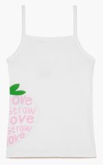Minerva Φανελάκι Μπριτέλα με Τύπωμα Strawberry 90-42638 Lamoda.gr