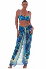 Bluepoint Μαγιό Σουτιέν Cup D Στράπλες Εμπριμέ 25066070D Lamoda.gr