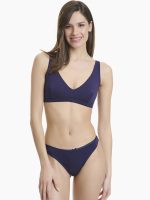 Brazilian Σλιπ από Bamboo και Δαντέλα Walk W2043