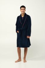 Μακριά Σταυρωτή Ανδρική Ρόμπα Fleece Vamp 23617