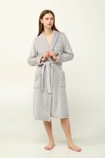 Σταυρωτή Γυναικεία Ρόμπα Fleece Vamp 23280