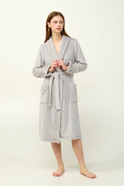 Σταυρωτή Γυναικεία Ρόμπα Fleece Vamp 23280
