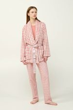 Γυναικεία Καρό Ρόμπα Fleece Vamp 23324