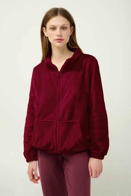 Γυναικεία Fleece Ζακέτα με Φερμουάρ Vamp 23360