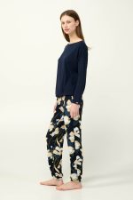 Γυναικεία Πυτζάμα Viscose με Φλοράλ Παντελόνι Vamp 23110