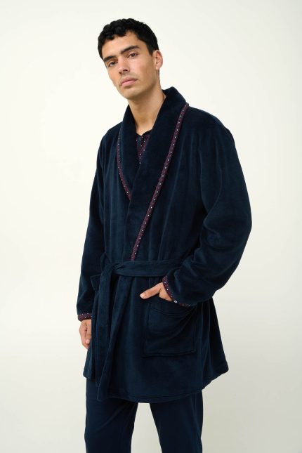 Χειμερινή Ανδρική Fleece Ρόμπα Vamp 23616