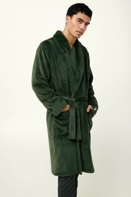 Fleece Μακριά Ανδρική Ρόμπα Vamp 23647