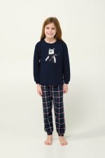 Χειμερινή Παιδική Πυτζάμα Unisex Βαμβακερή Vamp 23687
