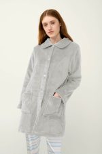 Κουμπωτή Γυναικεία Ρόμπα Fleece Vamp 23281