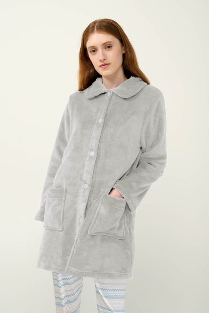 Κουμπωτή Γυναικεία Ρόμπα Fleece Vamp 23281
