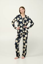 Κουμπωτή Γυναικεία Πυτζάμα Viscose Vamp 23113