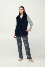 Γυναικείο Γιλέκο Fleece με Φερμουάρ Vamp 23359