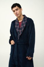 Μακριά Σταυρωτή Ανδρική Ρόμπα Fleece Vamp 23692