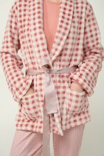 Γυναικεία Καρό Ρόμπα Fleece Vamp 23324