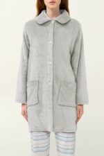 Κουμπωτή Γυναικεία Ρόμπα Fleece Vamp 23281