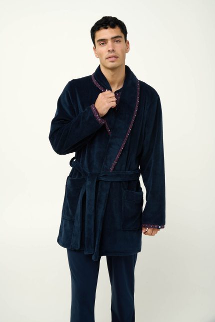 Χειμερινή Ανδρική Fleece Ρόμπα Vamp 23616