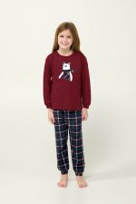 Χειμερινή Παιδική Πυτζάμα Unisex Βαμβακερή Vamp 23687