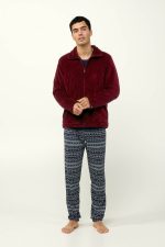Ανδρικό Fleece Τζάκετ με Φερμουάρ Vamp 23694