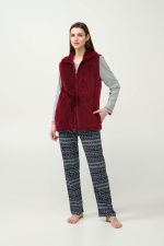Γυναικείο Γιλέκο Fleece με Φερμουάρ Vamp 23359