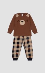 Unisex Χειμερινή Βρεφική Πυτζάμα Bear Minerva 90-62382