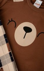Unisex Χειμερινή Βρεφική Πυτζάμα Bear Minerva 90-62382