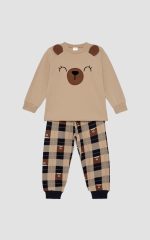 Unisex Χειμερινή Βρεφική Πυτζάμα Bear Minerva 90-62382